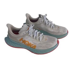 Hoka One One Womens Carbon X 2 1113527 WBOR Running Shoes Size 9B Carbon Fiber